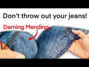 How to Fix the Ripped Crotch of your Jeans : 3 Innovative Ways!