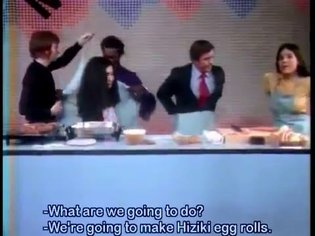 Macrobiotic cooking demo with John Lennon & Chuck Berry