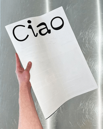 Massimiliano Audretsch on Instagram: “TYPE SPECIMEN 🪨💬 for the #G2Ciao family, which is currently on display at the BESTFORM...