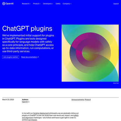 ChatGPT plugins