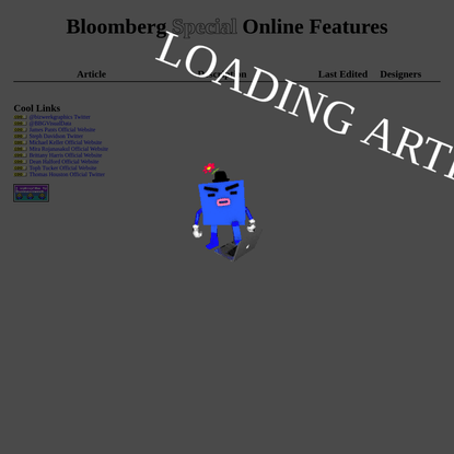 Bloomberg Special Online Features