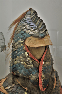 Embroidered Armour from Mexico dated to the 17th Century on display at the Army Museum in Toledo