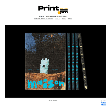 PRINT.PM | Daily inspiration for Print lovers.