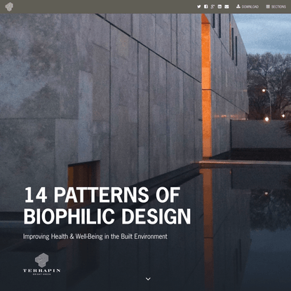 14 Patterns of Biophilic Design