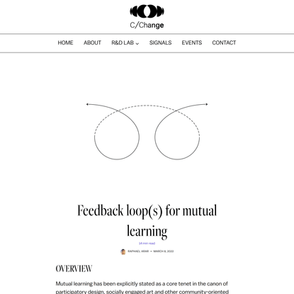 Feedback loop(s) for mutual learning - C/Change