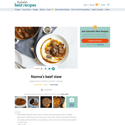 Nanna's Beef Stew Recipe | Australia's Best Recipes