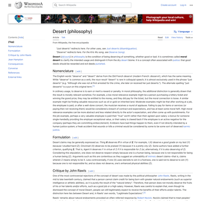 Desert (philosophy) - Wikipedia