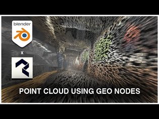 Blender 3.3 - How to make ANIMATED point clouds from any 3D model or photoscan
