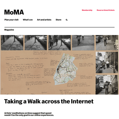 Taking a Walk across the Internet | Magazine | MoMA