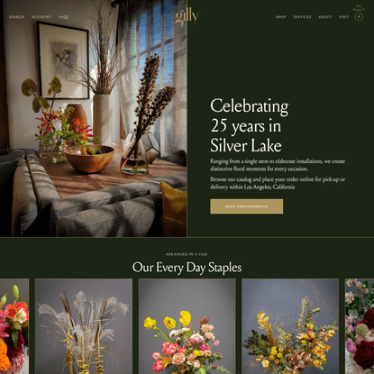 Gilly Flowers | Los Angeles, CA | Bespoke Floral Arrangements