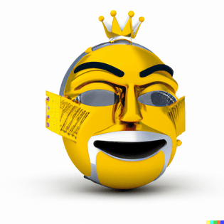 dall-e-2023-03-27-13.59.47-a-3d-graphic-of-a-big-yellow-emoji-of-technological-monarch-on-a-white-backgound.png