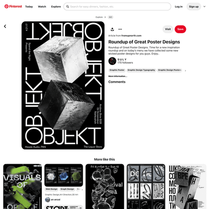 Objekt Poster | Graphic design posters, Graphic design, Graphic poster