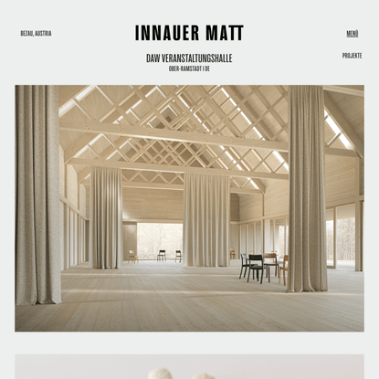 DAW VERANSTALTUNGSHALLE | Architekten Innauer Matt