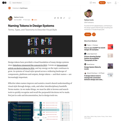 Naming Tokens in Design Systems