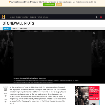 Stonewall Riots - Facts & Summary - HISTORY.com