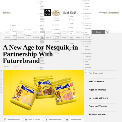 A New Age for Nesquik, in Partnership With Futurebrand - World Brand Design Society