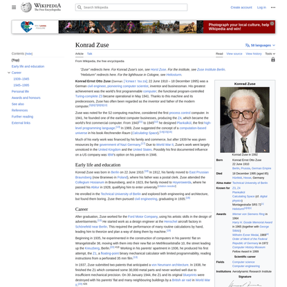 Konrad Zuse - Wikipedia