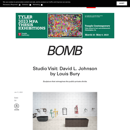 BOMB Magazine | Studio Visit: David L. Johnson