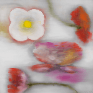 ROSS BLECKNER — Light Flower (C.T.), 2019 archival pigment print on Innova Etching Cotton Rag 315 gsm fine art paper 30 x 30 in