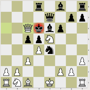 Sich mehrere Züge nicht von der Bauernbedrohung des Springers beeindrucken lassen und immer weiter mit der Dame schach gegeben, um dann die Schlinge zuzuziehen.
https://lichess.org/q7suOSpUI5TU