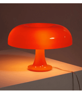 Mushroom Lamp - Orange/Red