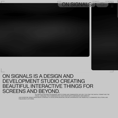 On Signals