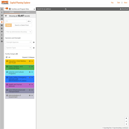 NYC Capital Planning Explorer