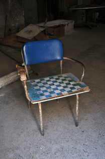 Repaired chair, Havana, 2013. Photo courtesy Ernesto Oroza.