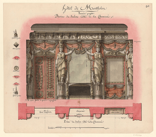 Design for a Living Room at the hôtel de Montholon