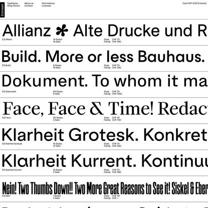 Extraset Type Foundry