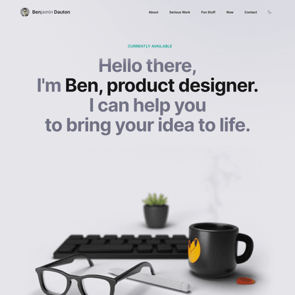 Benjamin Dauton • Product Designer