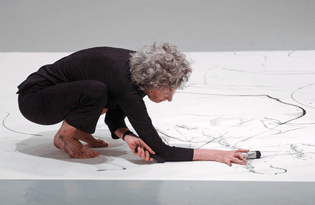 Trisha Brown performing It’s a Draw/Live Feed