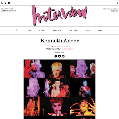 Kenneth Anger - Interview Magazine