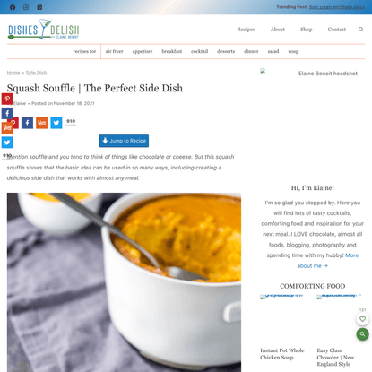 Squash Souffle - Renee's Spectacular Recipe - Dishes Delish