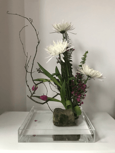 Ikebana arrangement - week 2