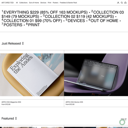 Art Directed Mockups