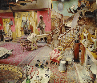 The Addams Family Living Room in Color