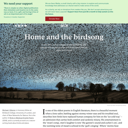 British place names resonate with the song of missing birds | Aeon Essays