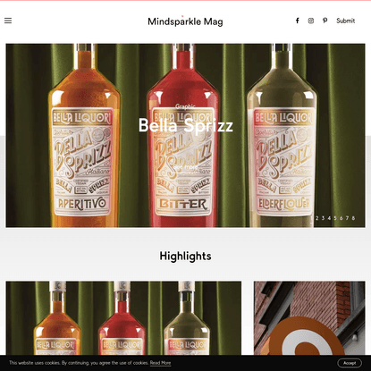 Mindsparkle Mag - High quality design blog highlighting the best of beautiful graphic Design and Webdesign