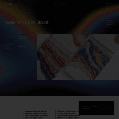 Meridian ‣ Book Design
