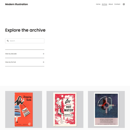 Print Advert — Archive — Modern Illustration