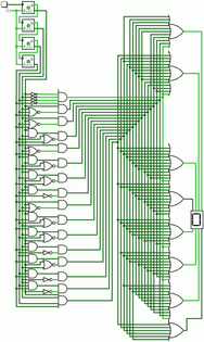 LED number circuit diagram