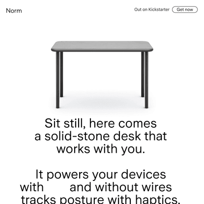 Desk that works with you