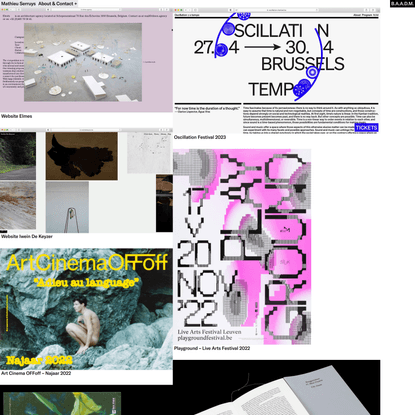Mathieu Serruys | Graphic Design, Typography, Webdesign