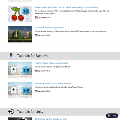 TexturePacker Tutorials
