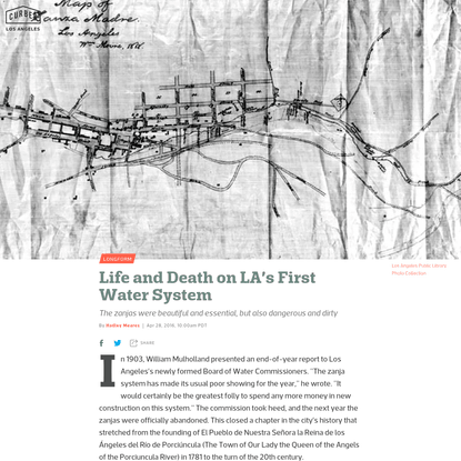 Life, Death, and Bathing in LA's First Water System
