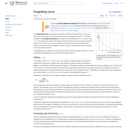 Forgetting curve - Wikipedia