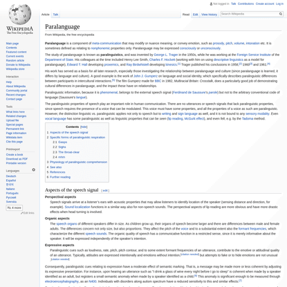 Paralanguage - Wikipedia