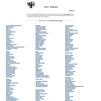 Dieter Steffmann @ typOasis