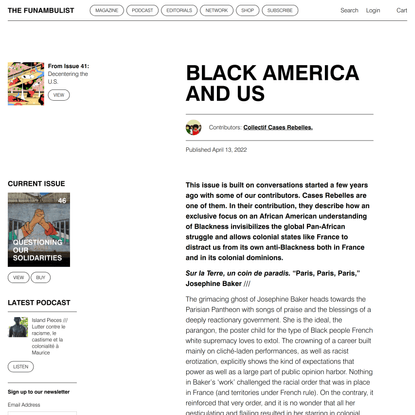 Black America and Us - THE FUNAMBULIST MAGAZINE